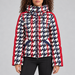 Perfect Moment women’s Ski Duvet II Jacket in Houndstooth – model front view