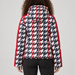 Perfect Moment women’s Ski Duvet II Jacket in Houndstooth – model back view
