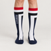 Perfect Moment women’s Ski Socks in Navy – model front view