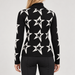 Perfect Moment women’s Star Dust Sweater in Black – model back view