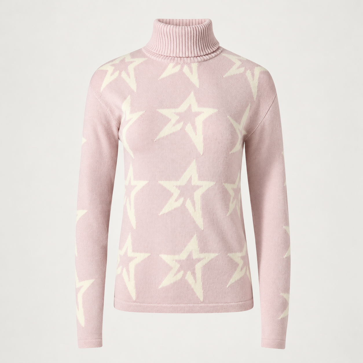 Perfect Moment women’s Star Dust Sweater in Oyster Pink – product front view
