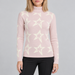 Perfect Moment women’s Star Dust Sweater in Oyster Pink – model front view