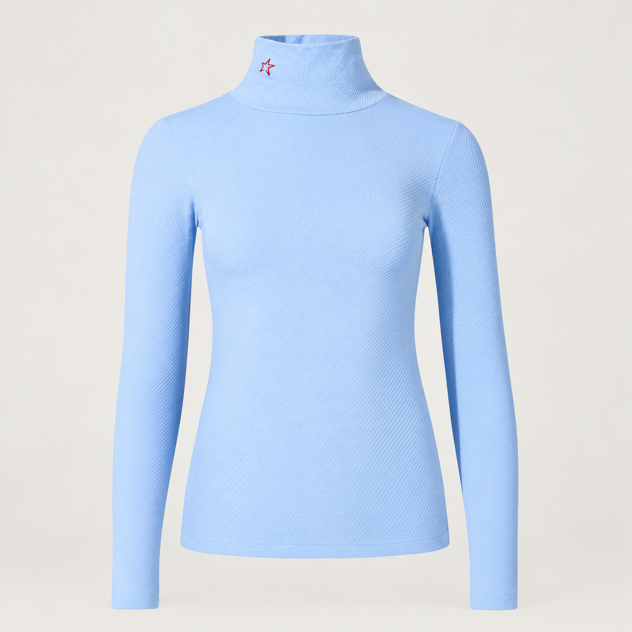 Perfect Moment women’s Thermal Top in Bluebird Blue – product front view