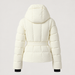 Perfect Moment women’s Waisted Classic Ski Jacket in Snow White – product back view