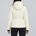 Perfect Moment women’s Waisted Classic Ski Jacket in Snow White – model back view