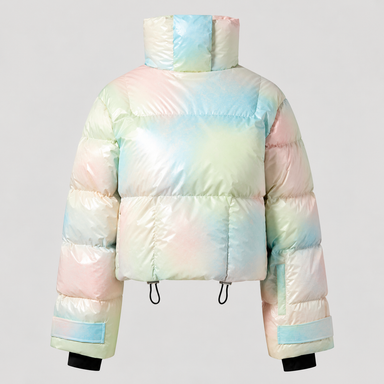 Perfect Moment women’s Astralis Ski Jacket in Pastel Powder – product back view