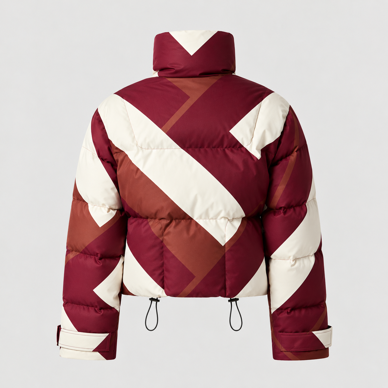 Perfect Moment women’s Astralis Ski Jacket in Chevron Wine – product back view