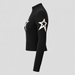 Perfect Moment women’s Cable Sweater in Black – product side view