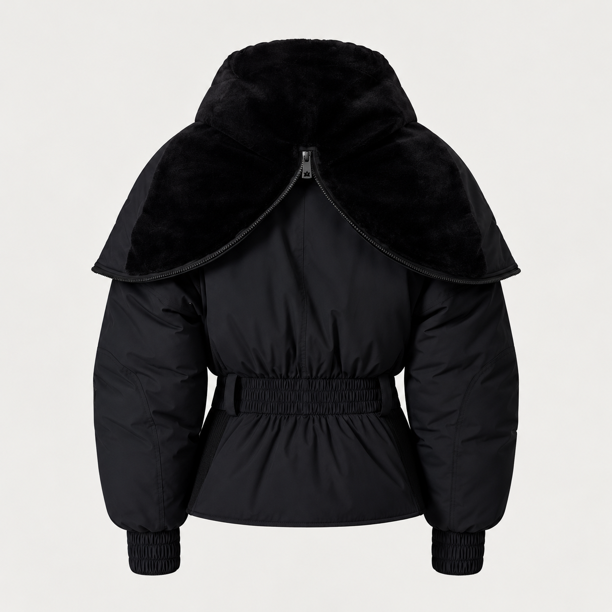 Perfect Moment women’s Celeste Ski Jacket in Black – product back view