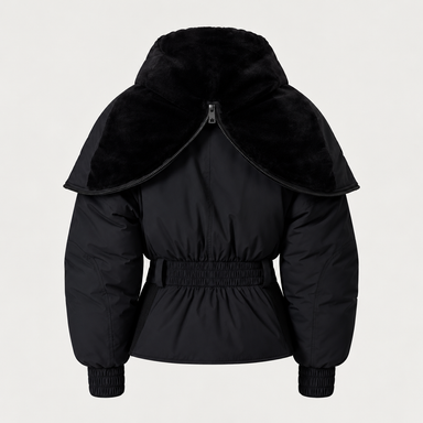 Perfect Moment women’s Celeste Ski Jacket in Black – product back view