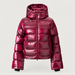 Perfect Moment women’s Polar Flare Shine Ski Jacket in wine – front product view