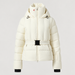 Perfect Moment women’s Waisted Classic Ski Jacket in Snow White – front product view