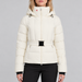 Perfect Moment women’s Waisted Classic Ski Jacket in Snow White – front model view