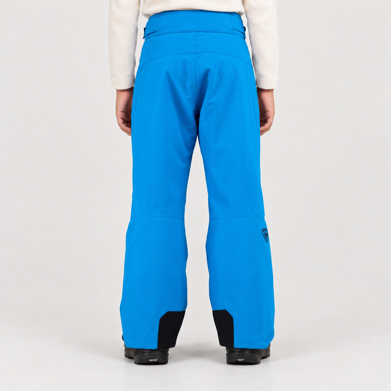 Rossignol Insulated Junior Ski Pants in BLAZING BLUE — 04 model back view