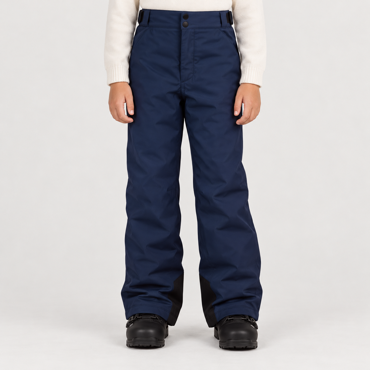 Rossignol Insulated Junior Ski Pants in DARK NAVY — 03 model front view