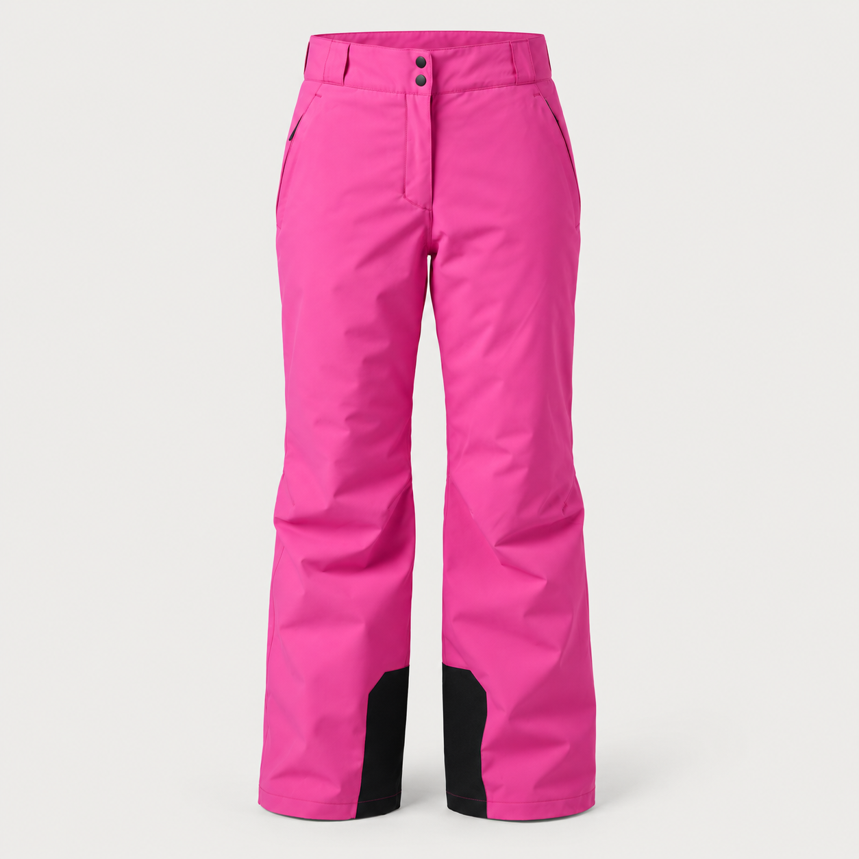 Rossignol Insulated Junior Ski Pants in ELECTRIC FUCHSIA — 01 front view