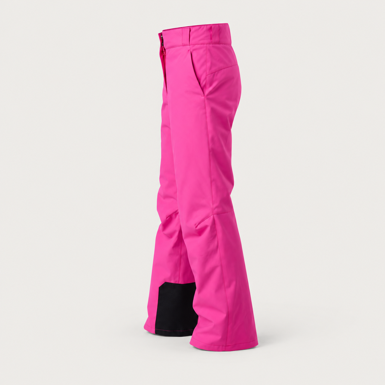 Rossignol Insulated Junior Ski Pants in ELECTRIC FUCHSIA — 06 side view