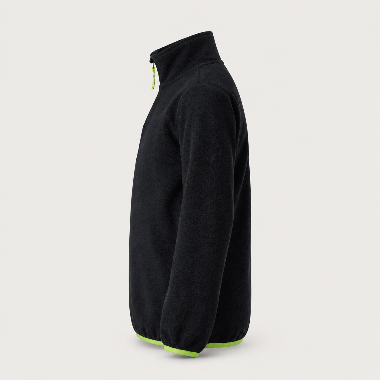 Rossignol Polar Junior Fleece in BLACK — 06 side view