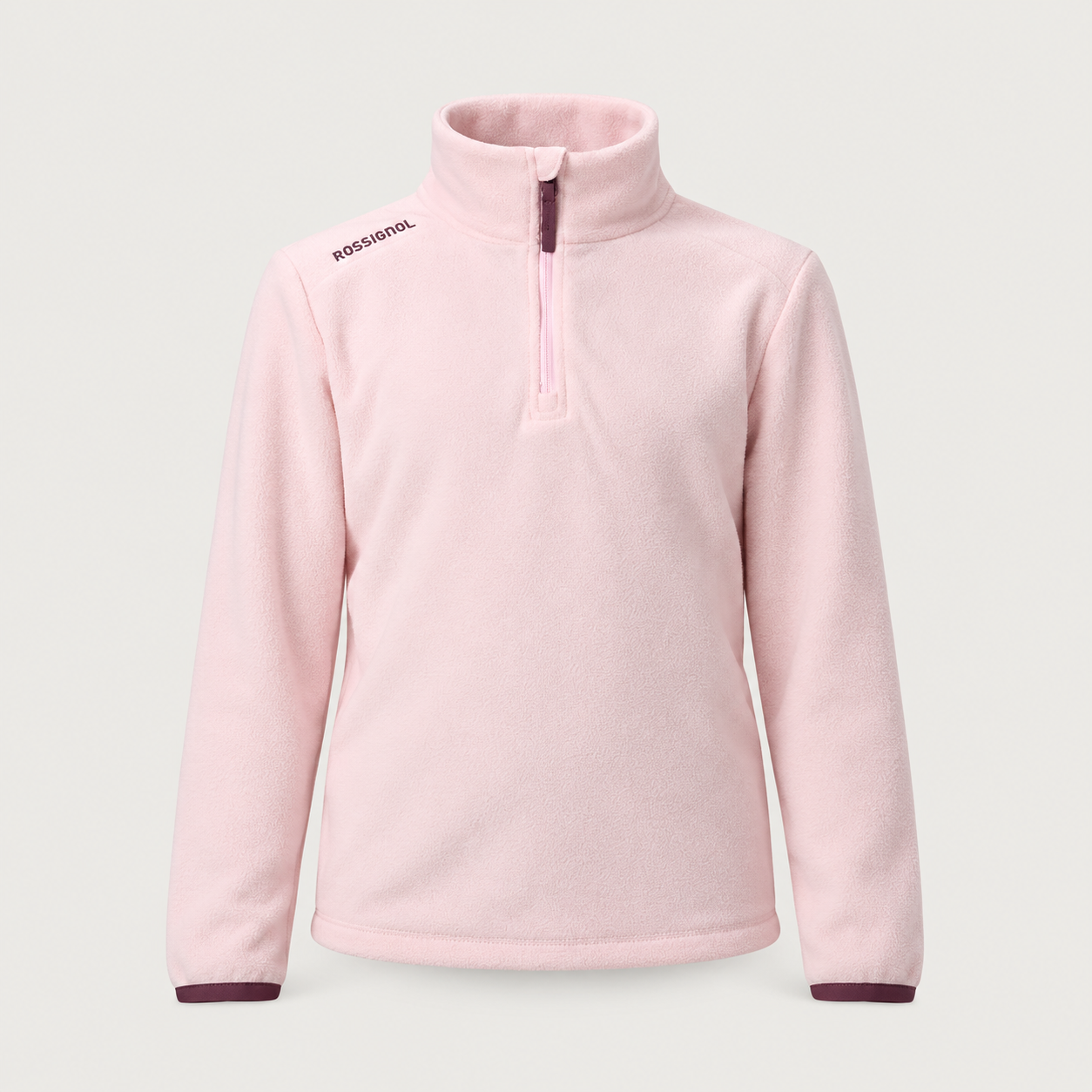 Rossignol Polar Junior Fleece in PALE LILAC — 01 front view