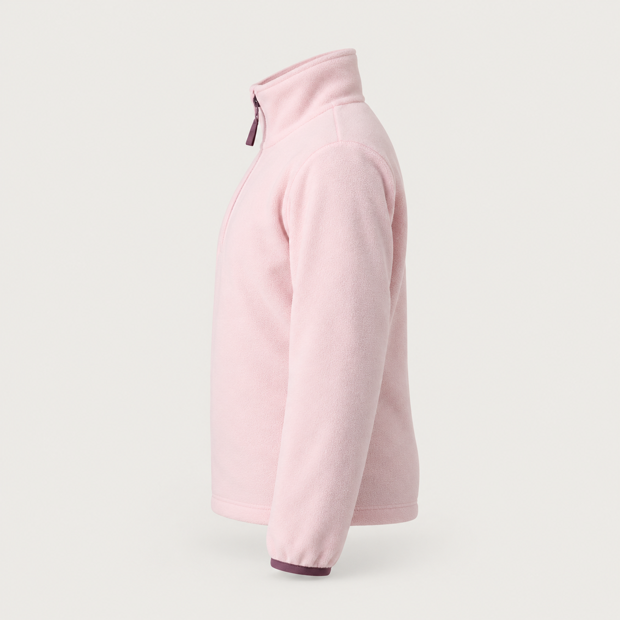 Rossignol Polar Junior Fleece in PALE LILAC — 06 side view