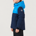 Rossignol Quilted Junior Ski Jacket in DARK NAVY — 05 model side view