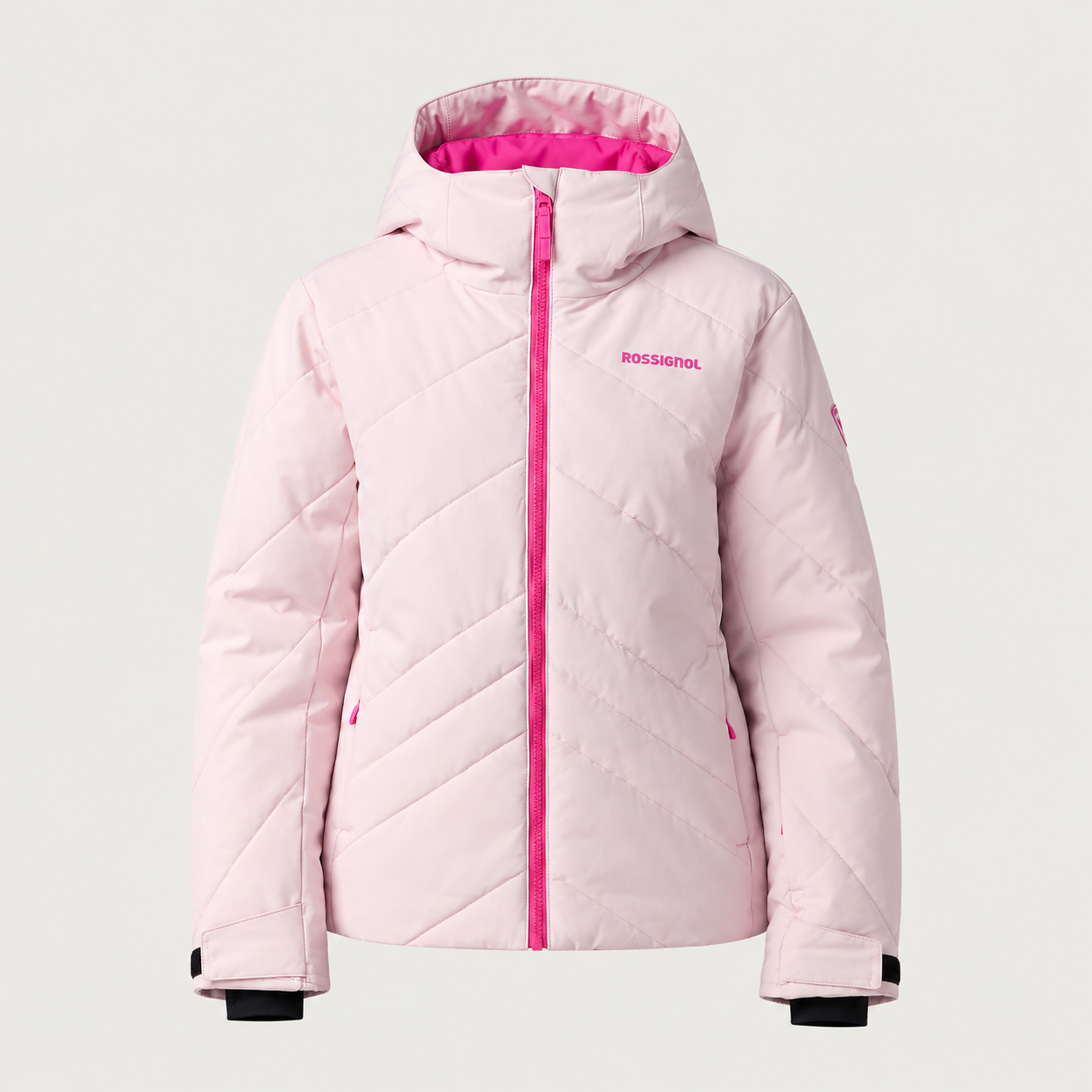 Rossignol Staci Junior Ski Jacket in Pale Lilac — 01 front view