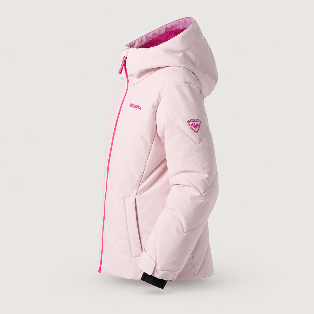 Rossignol Staci Junior Ski Jacket in Pale Lilac — 06 side view