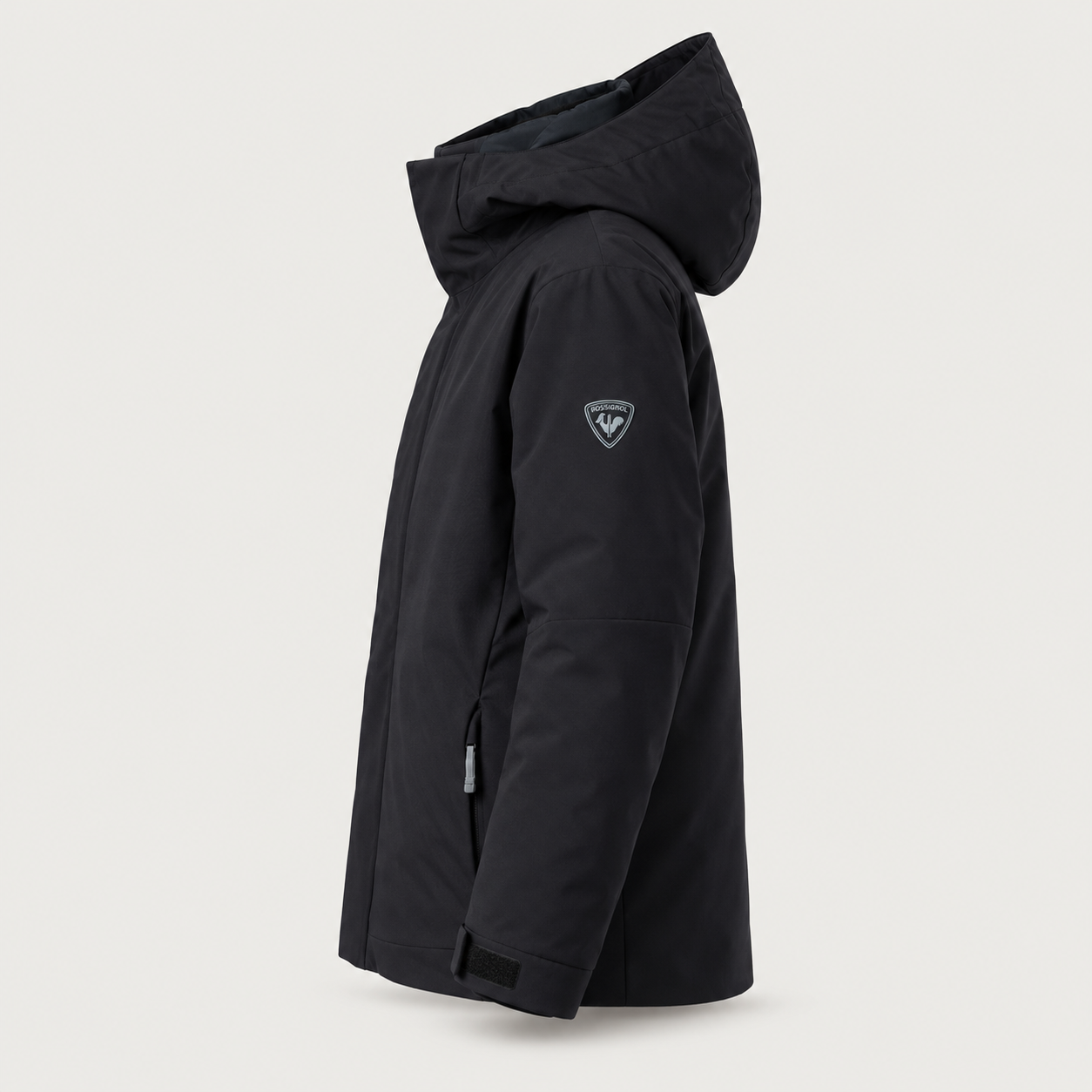 Rossignol Strawpile Junior Ski Jacket in Black — 06 side view