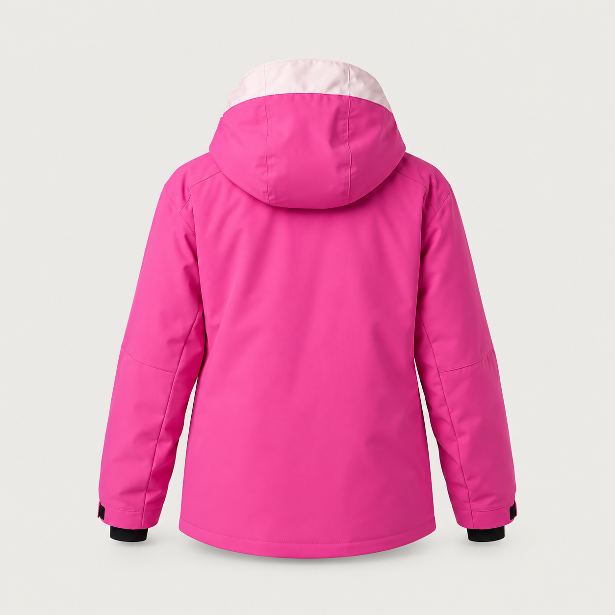 Rossignol Strawpile Junior Ski Jacket in Electric Fuchsia — 02 back view