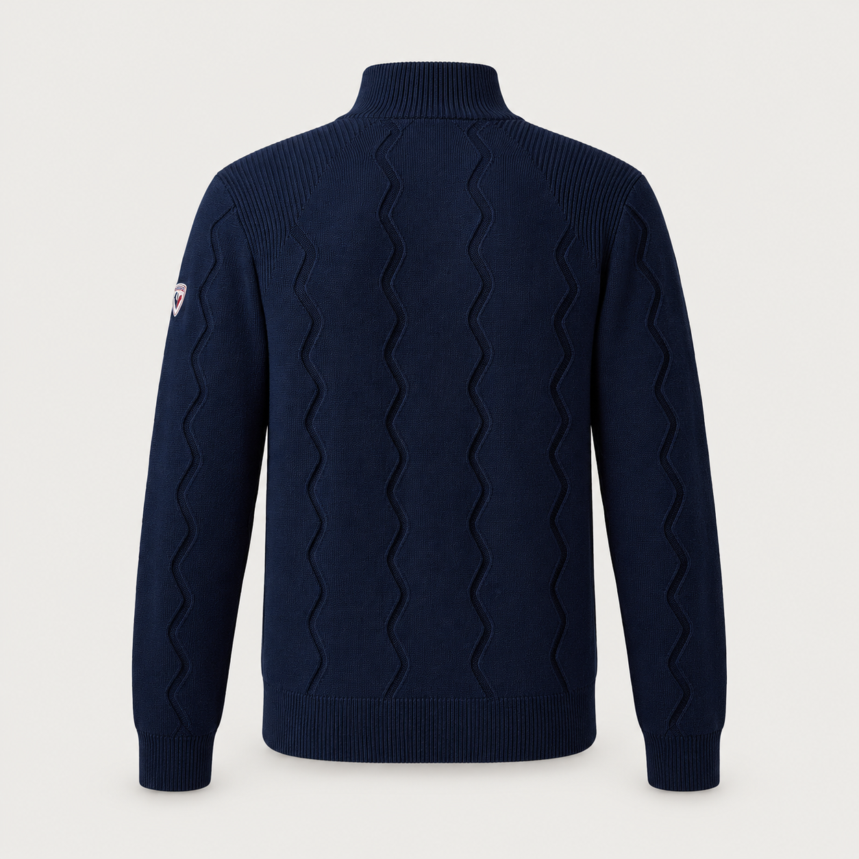 Rossignol Corbyr Half Zip Sweater in DARK NAVY — 02 back view