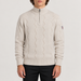 Rossignol Corbyr Half Zip Sweater in SILVER CLOUD — 03 model front view