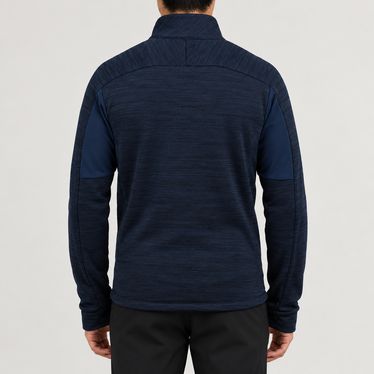 Rossignol Half Zip Fleece in DARK NAVY — 04 model back view