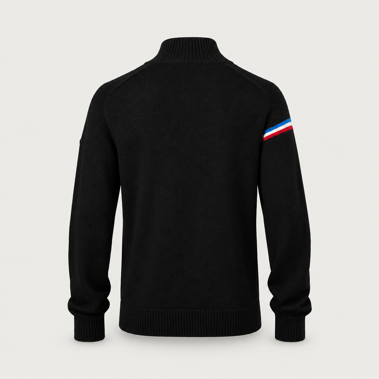 Rossignol Odysseus Half Zip Sweater in BLACK — 02 back view