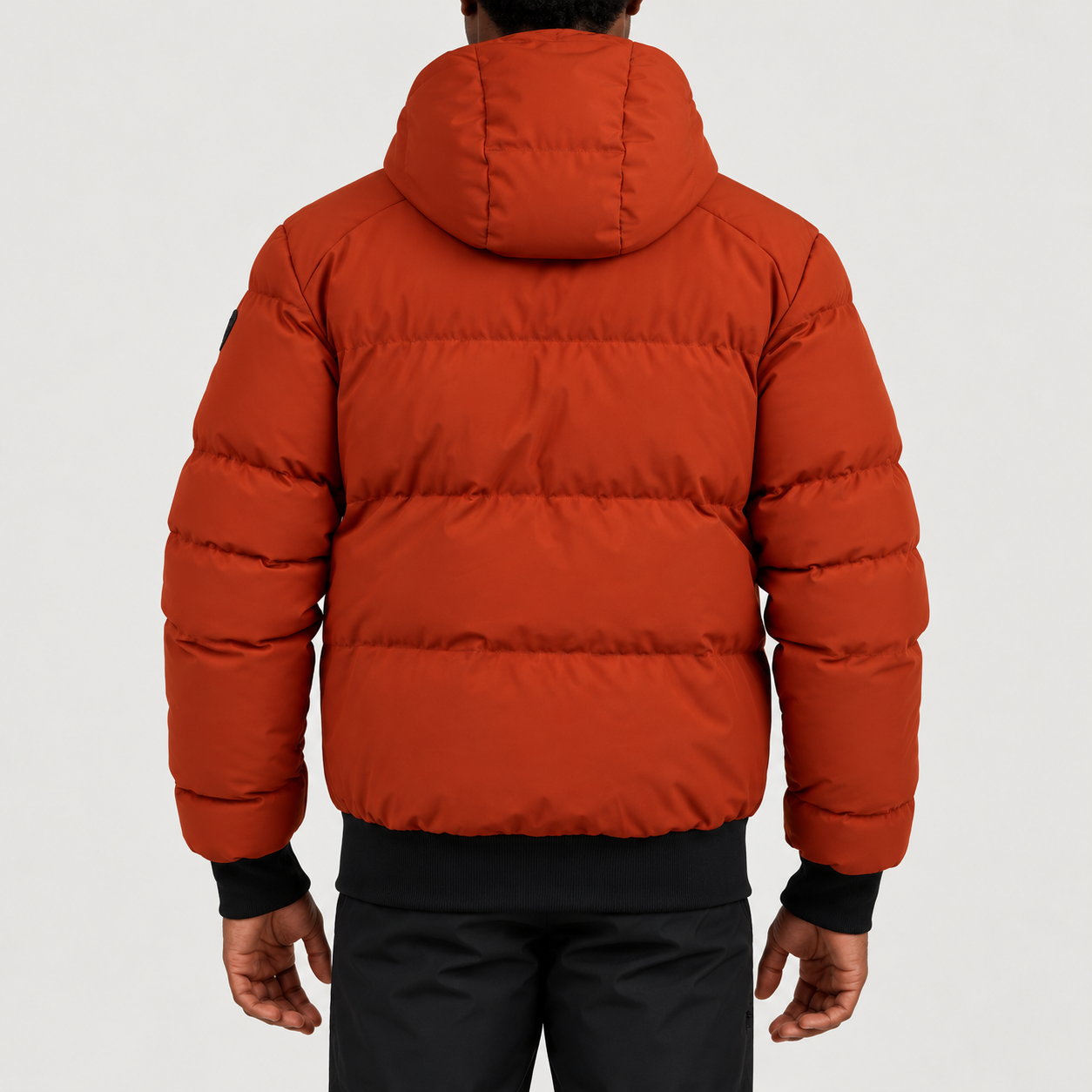 Rossignol Snowblaze Bomber Ski Jacket in ROOIBOS TEA — 04 model back view