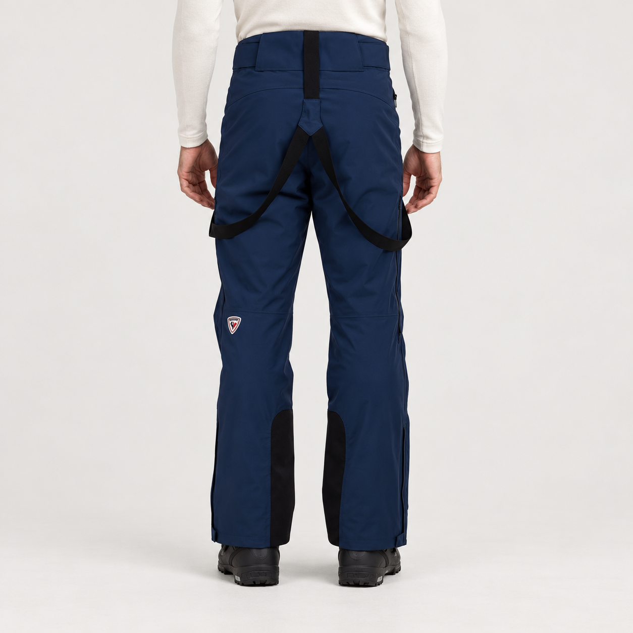 Rossignol Snowdazzle Ski Pants in DARK NAVY — 04 model back view