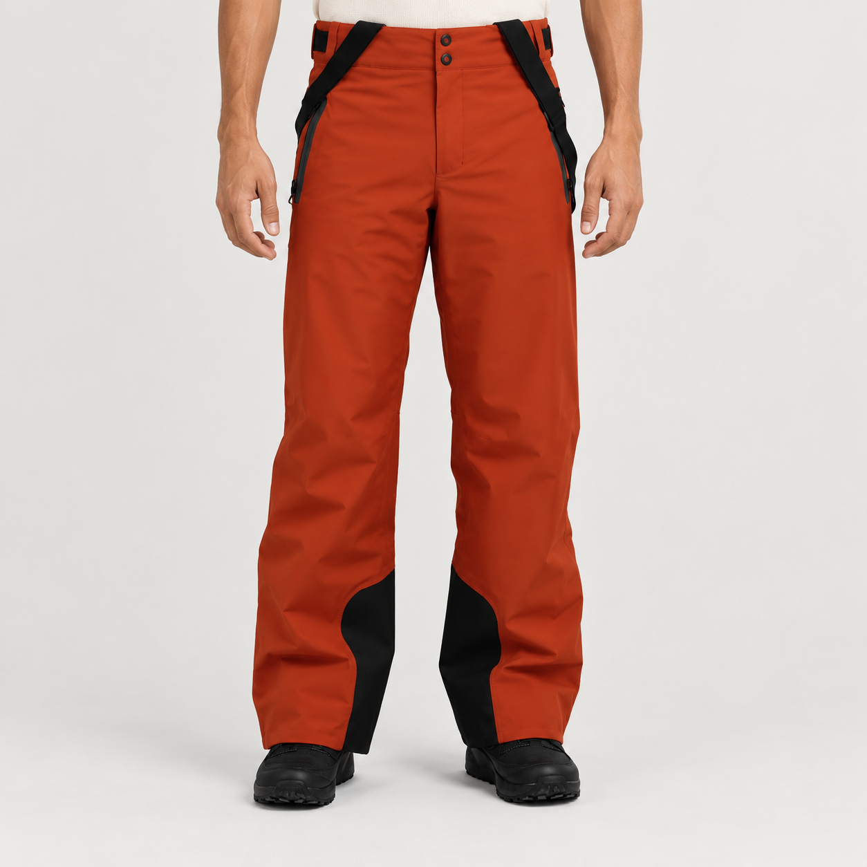 Rossignol Snowdazzle Ski Pants in Rooibos Tea — 03 model front view