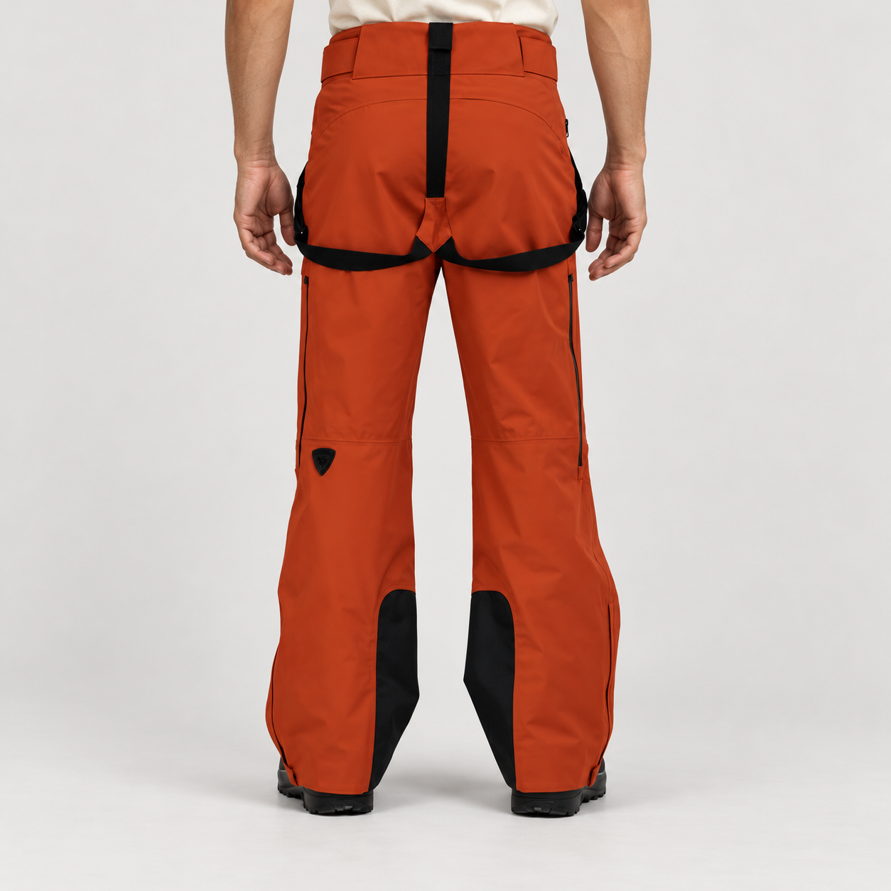 Rossignol Snowdazzle Ski Pants in Rooibos Tea — 04 model back view