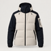 Rossignol Men's Snowblaze Down CB Ski Jacket in Silver Cloud / Black — front product view