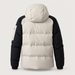 Rossignol Men's Snowblaze Down CB Ski Jacket in Silver Cloud / Black — back view