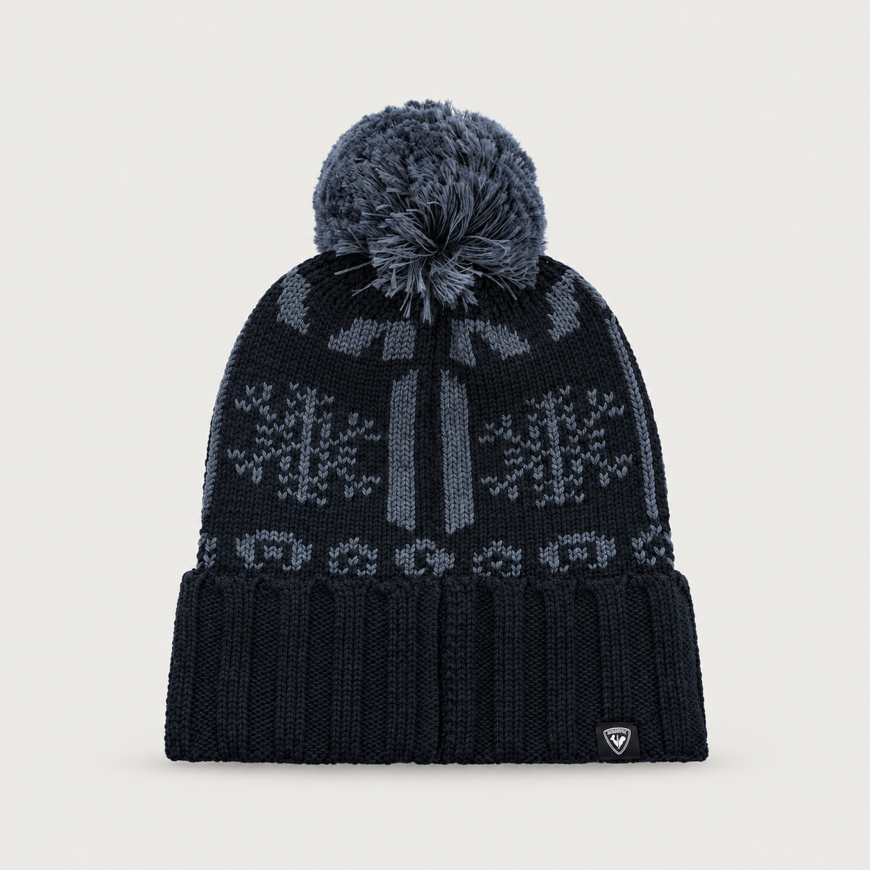 Rossignol Patterned Beanie in TURBULENCE / BLACK — 02 back view