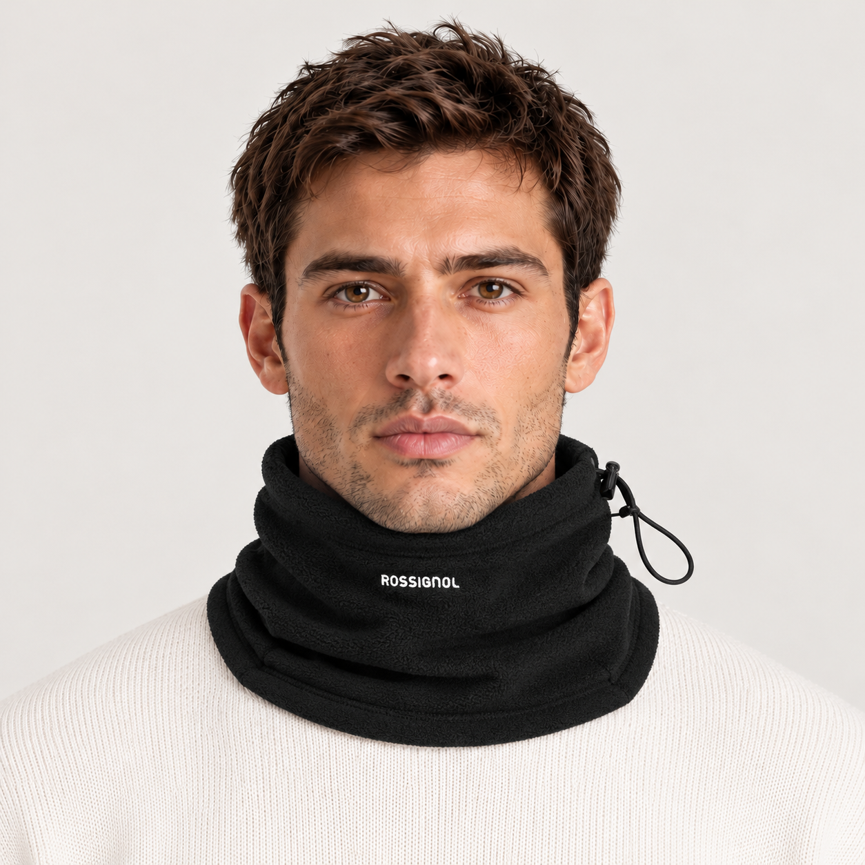 Rossignol Rossignol Neck Warmer in BLACK — 03 men front view