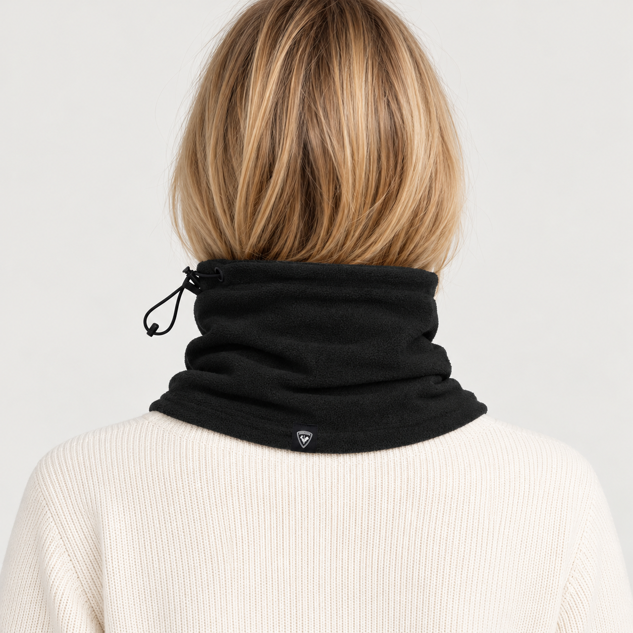 Rossignol Rossignol Neck Warmer in BLACK — 07 women back view