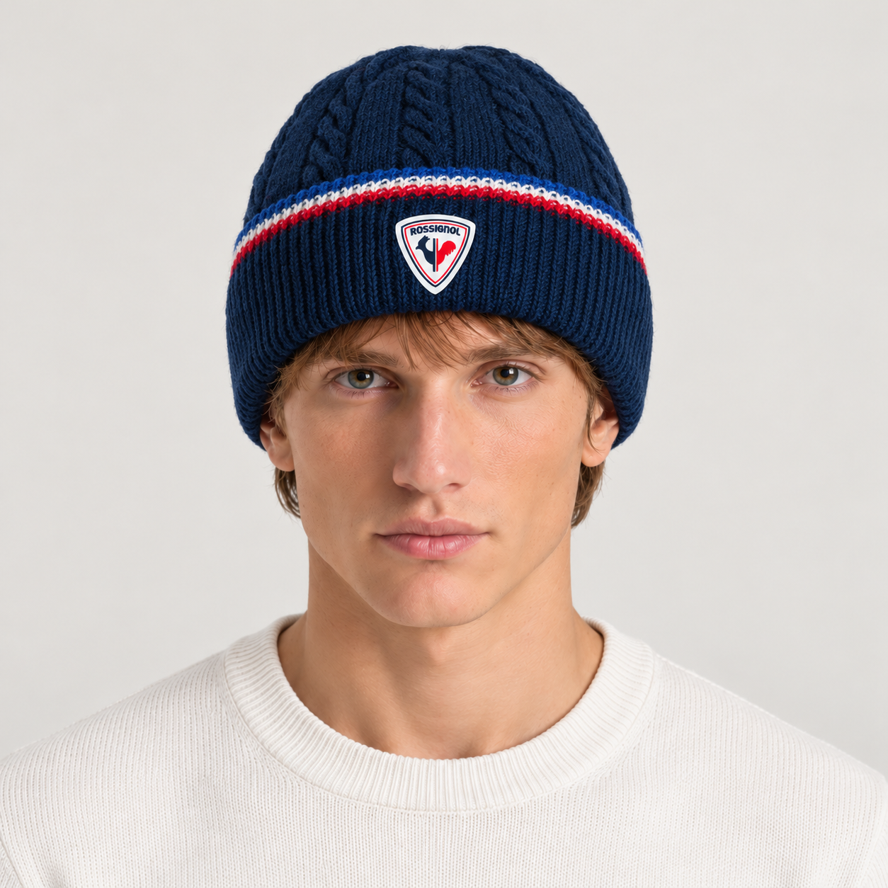 Rossignol Snowblaze Beanie in DARK NAVY — 03 men front view