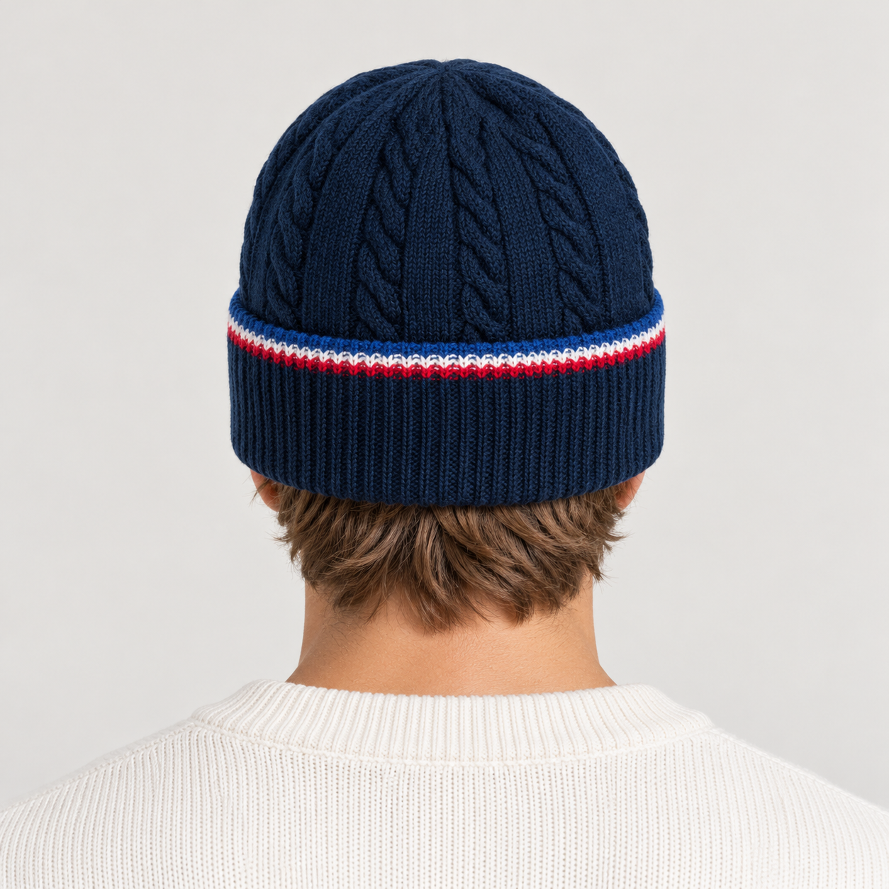 Rossignol Snowblaze Beanie in DARK NAVY — 04 men back view