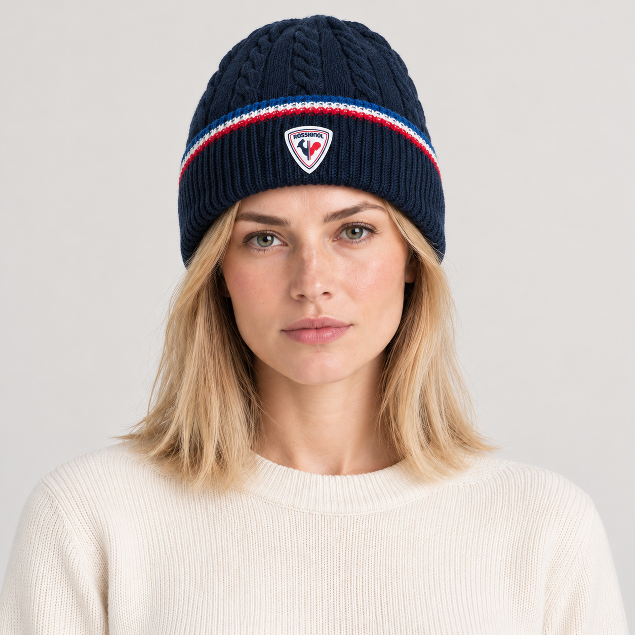 Rossignol Snowblaze Beanie in DARK NAVY — 06 women front view