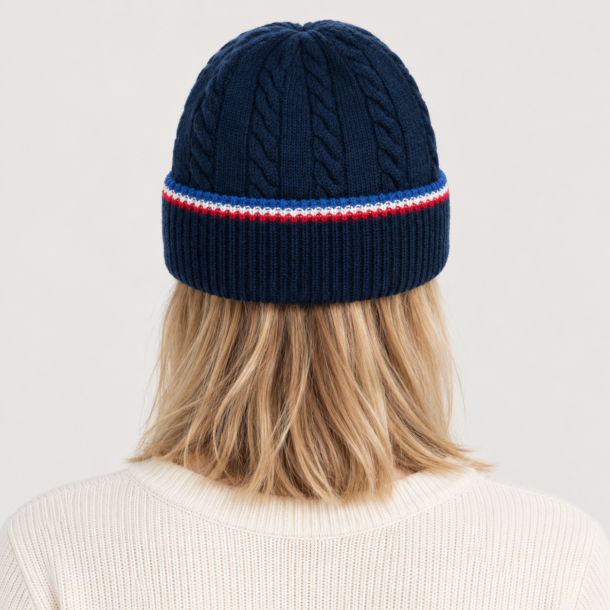 Rossignol Snowblaze Beanie in DARK NAVY — 07 women back view