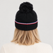 Rossignol Snowblaze Pompon Beanie in BLACK — 07 women back view