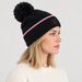 Rossignol Snowblaze Pompon Beanie in BLACK — 08 women side view