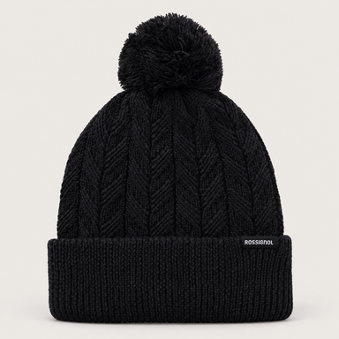 Rossignol Sofia Beanie in BLACK — 01 front view