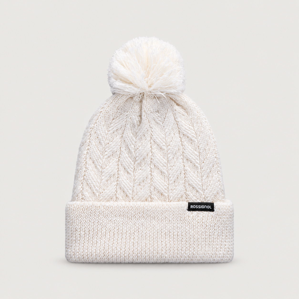 Rossignol Sofia Beanie in WHITE — 01 front view
